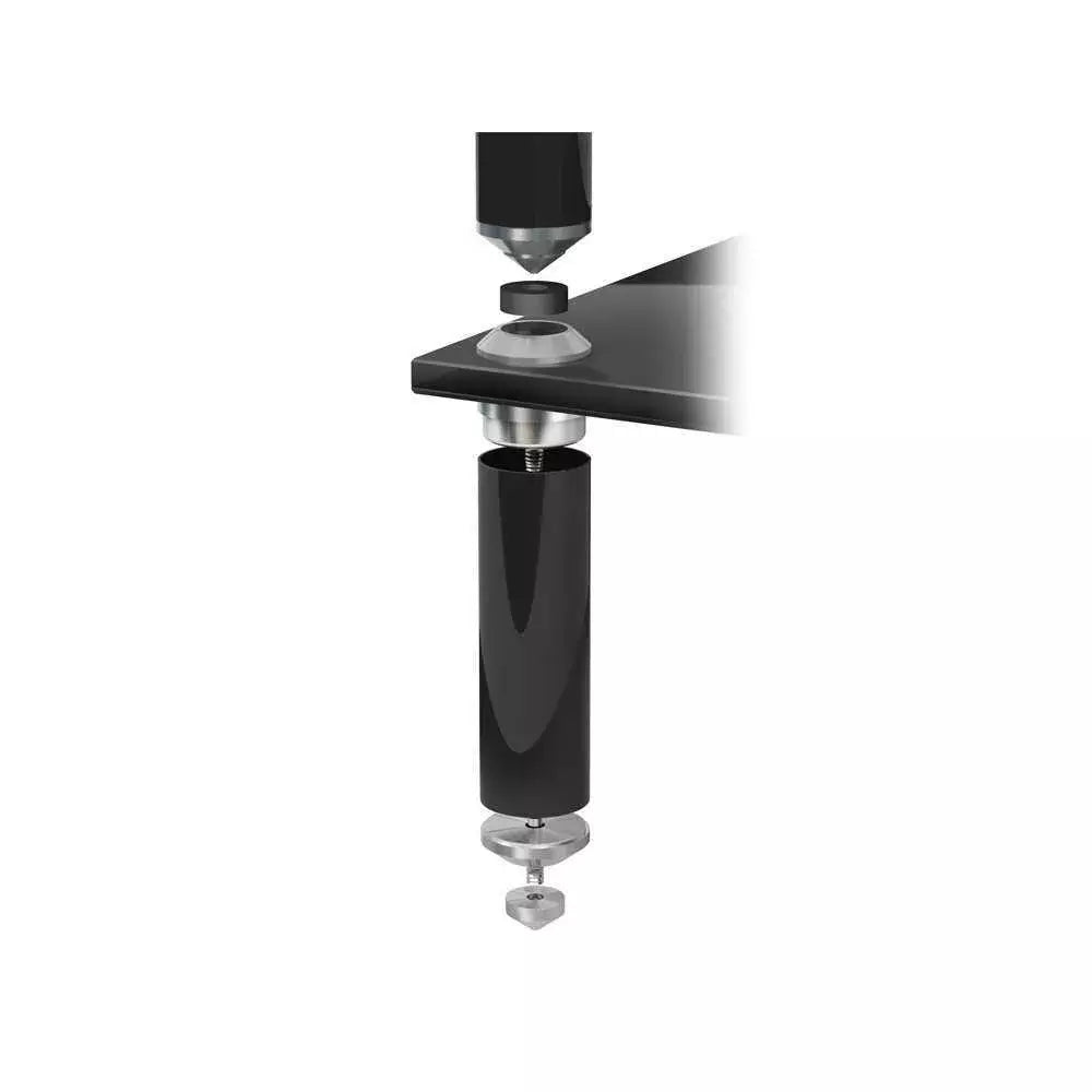 Norstone STABBL HIFI, mobile in metallo, ripiani in vetro temperato 15mm