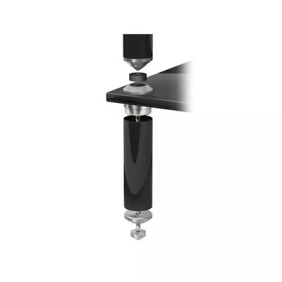 Norstone STABBL HIFI, mobile in metallo, ripiani in vetro temperato 15mm