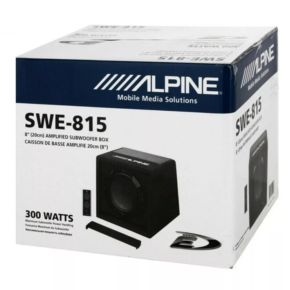 Alpine SWE-815 SUBWOOFER ATTIVO DA 20 CM DA 300 WATT