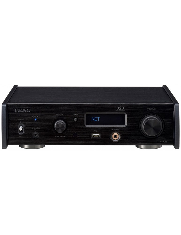 Teac NT-505-X nero lettore di rete a streaming Dac e pre