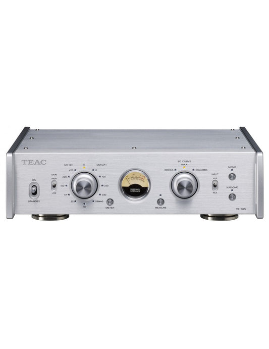 Teac PE-505 silver preamplificatore phono