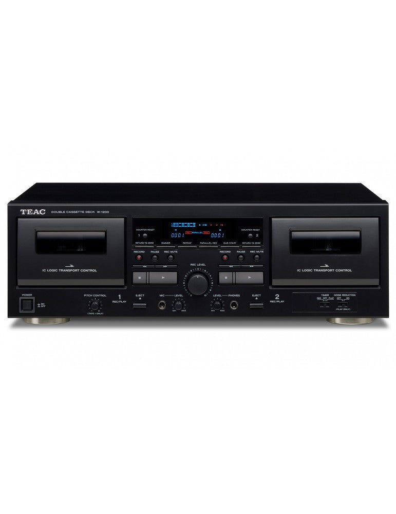 Teac W-1200 B lettore e registratore a cassetta doppio