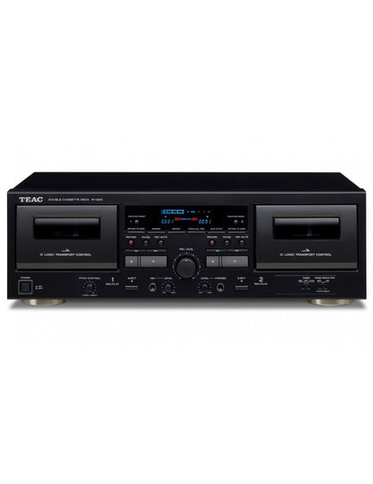 Teac W-1200 B lettore e registratore a cassetta doppio