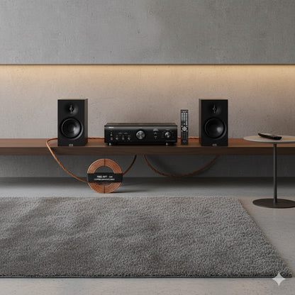 Sistema 2.0 hifi denon pma600ne bk + diffusori elac debut b6.3 nere