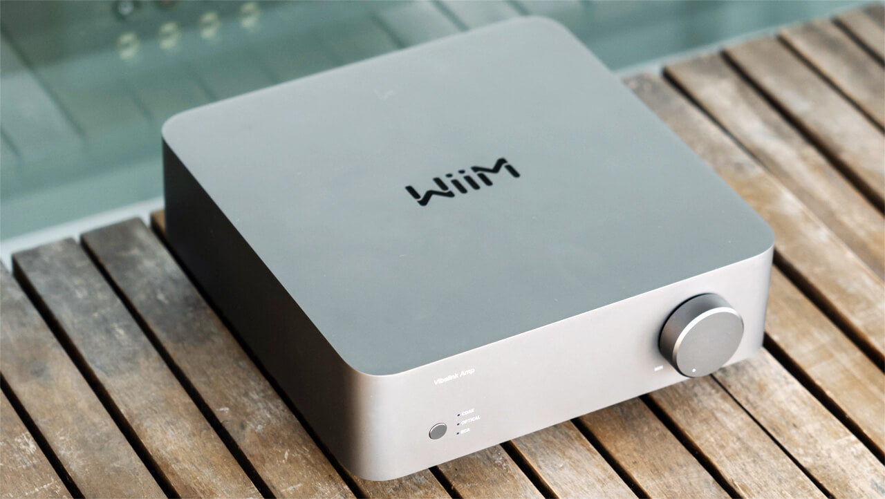 WiiM Vibelink amplificatore 2x100 watt con DAC ESS ES9039Q2M