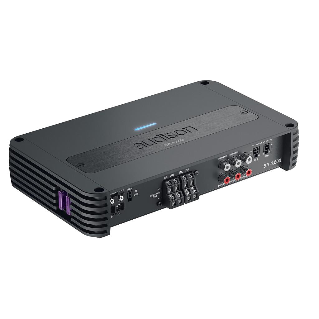 Audison SR 4.500 amplificatore 4 canali con crossover 130 x 4 (4Ω) 220 x 4 (2Ω)