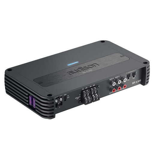 Audison SR 4.500 amplificatore 4 canali con crossover 130 x 4 (4Ω) 220 x 4 (2Ω)
