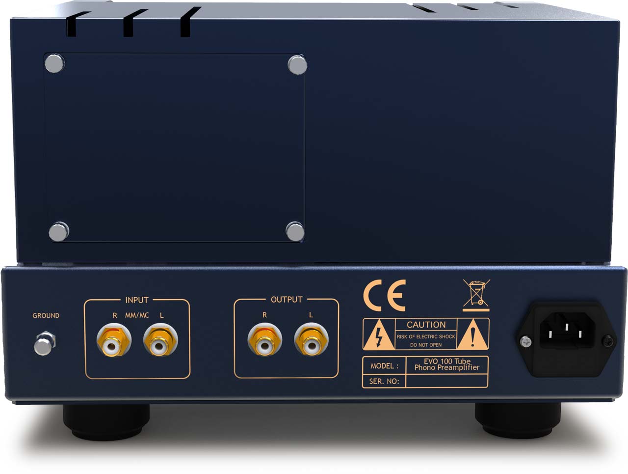 Primaluna Evo 100 phono nero preamplificatore MM/MC regolabile a valvole