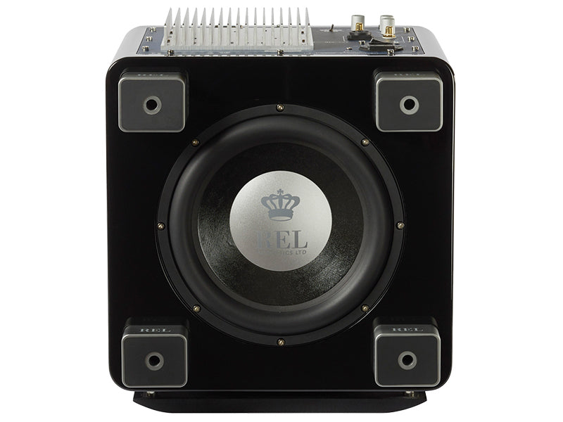 Rel Acoustics T/7x bianco Subwoofer amplificato in sospensione pneumatica con radiatore passivo