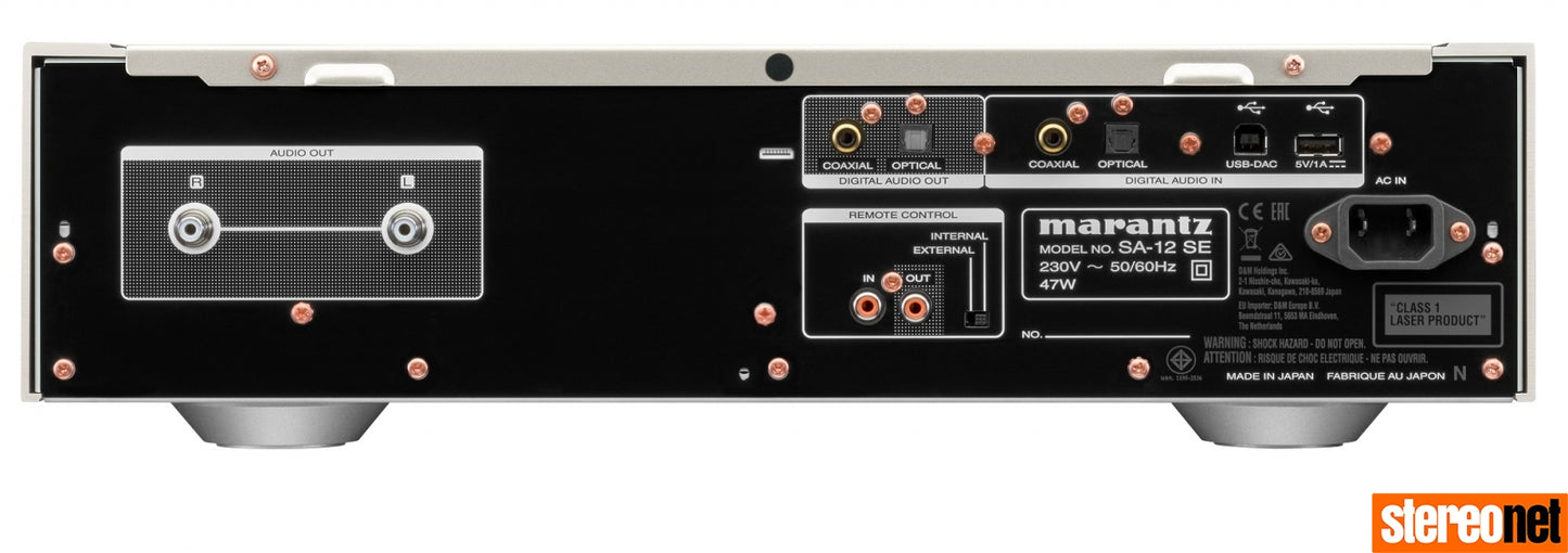 Marantz SA-12SE nero lettore cd-sacd special edition PCM DXD 384kHz-32bit e DSD11.2MHz