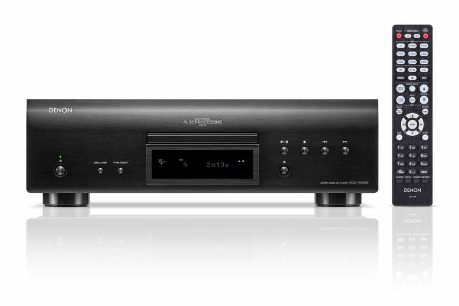 Denon DCD-1700NE nero lettore cd-sacd meccanica S.V.H antivibrazioni