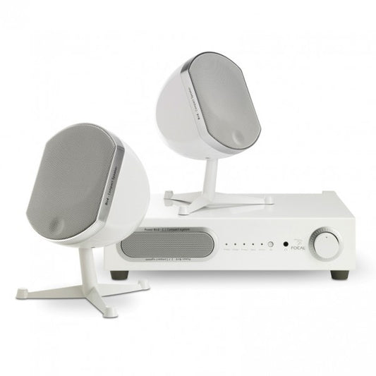 FOCAL  BIRD PACK 2.1 BIANCO SISTEMA COMPLETO AMPLI/SUB/DIFFUSORI