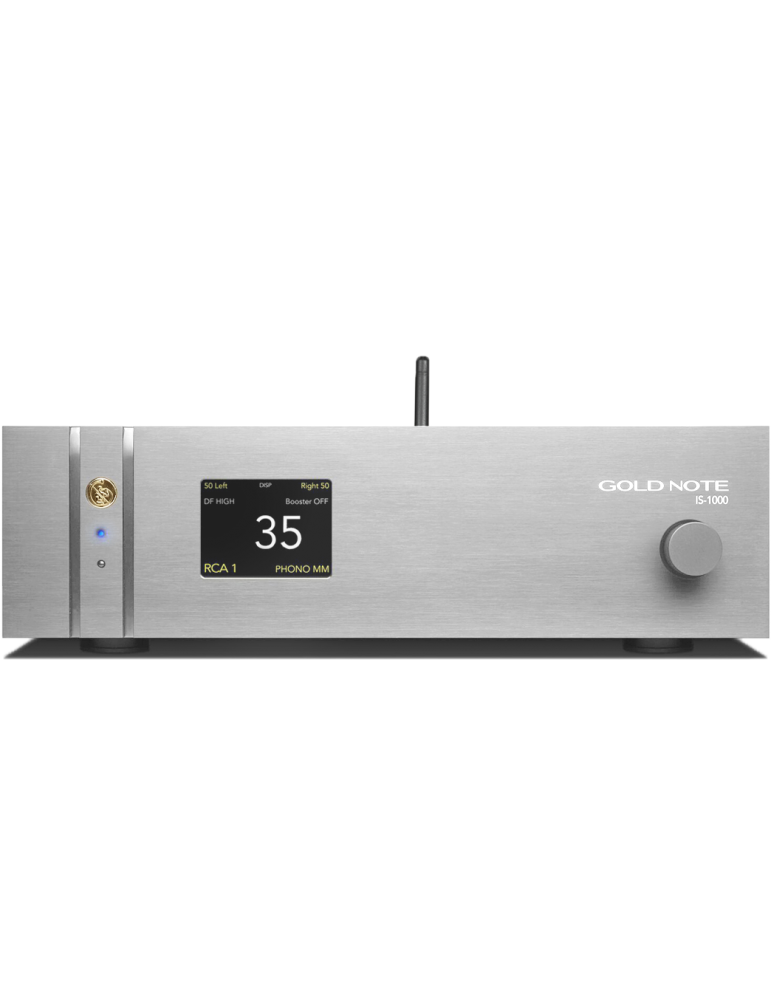 Gold Note IS-1000 LINE silver integrato con dac pcm 1796 senza phono