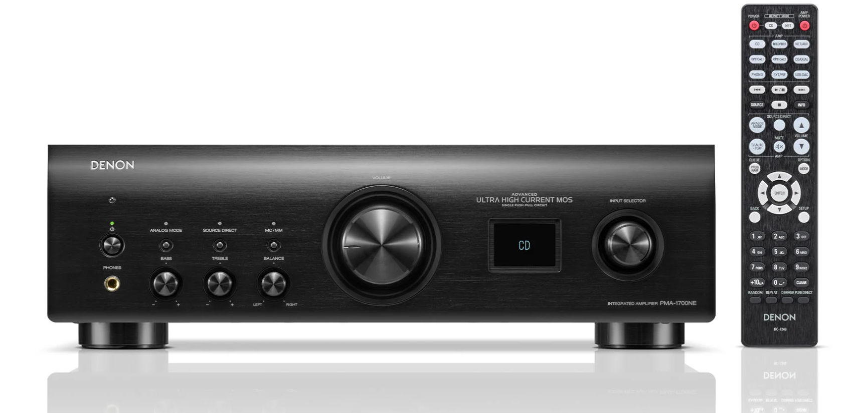 Denon PMA-1700NE nero integrato 2x70 watt con dac DSD