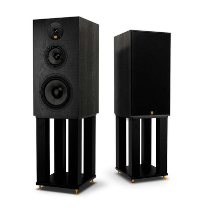 Wilson classic nere diffusori 3 vie bass reflex con piedistalli