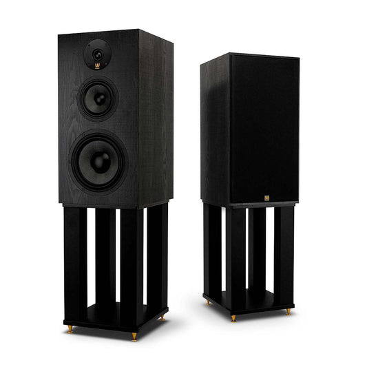 Wilson classic nere diffusori 3 vie bass reflex con piedistalli