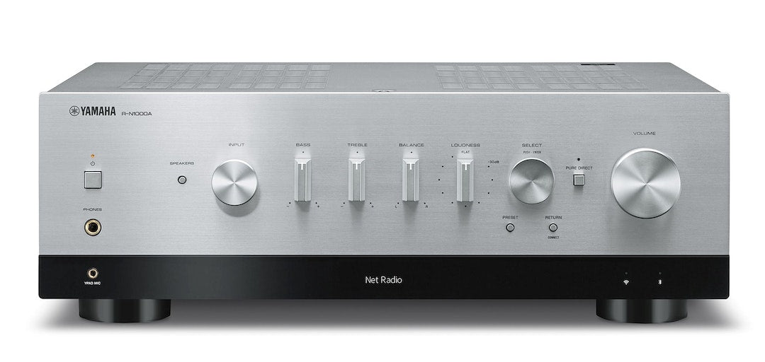 Yamaha R-N1000A silver amplificatore stereo con dac radio dab+