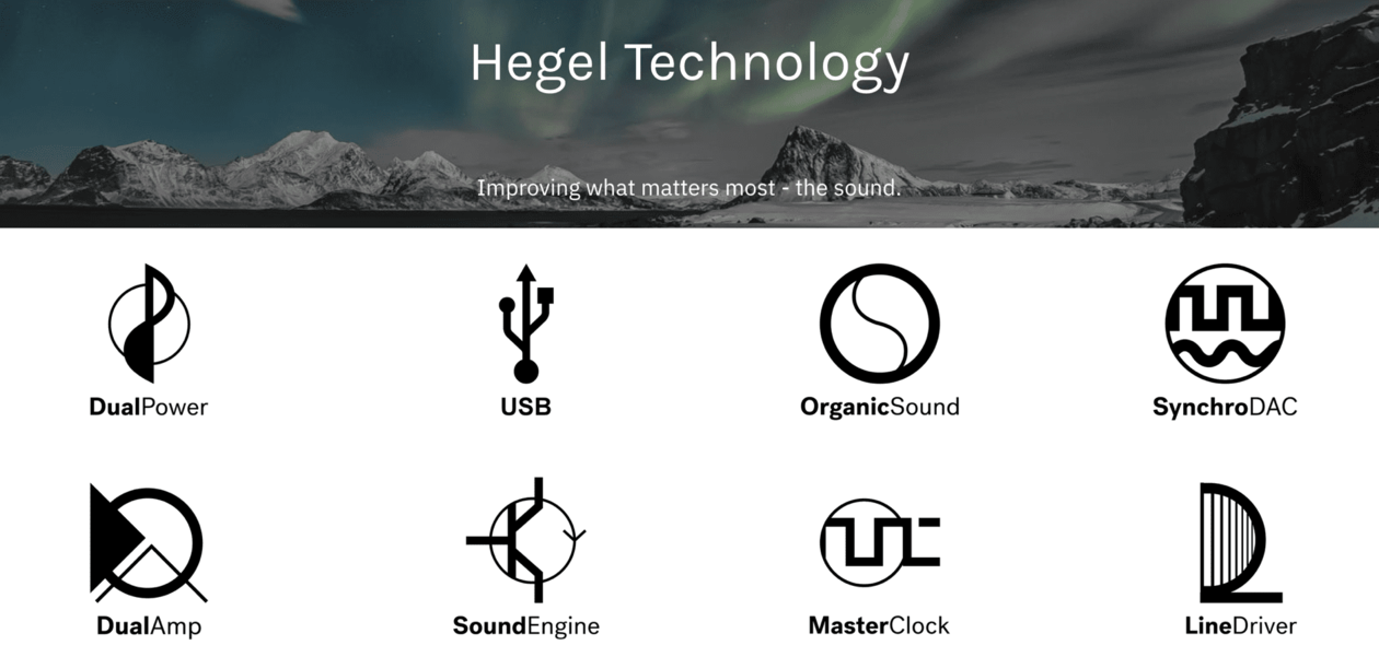 Hegel H120 nero amplificatore DAC NETWORK perfetto per l'era digitale 2x120 watt