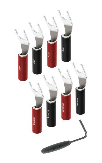 Audioquest BFA SURE GRIP 100 SILVER SET 8 MULTI SPADE PER CAVI DI POTENZA