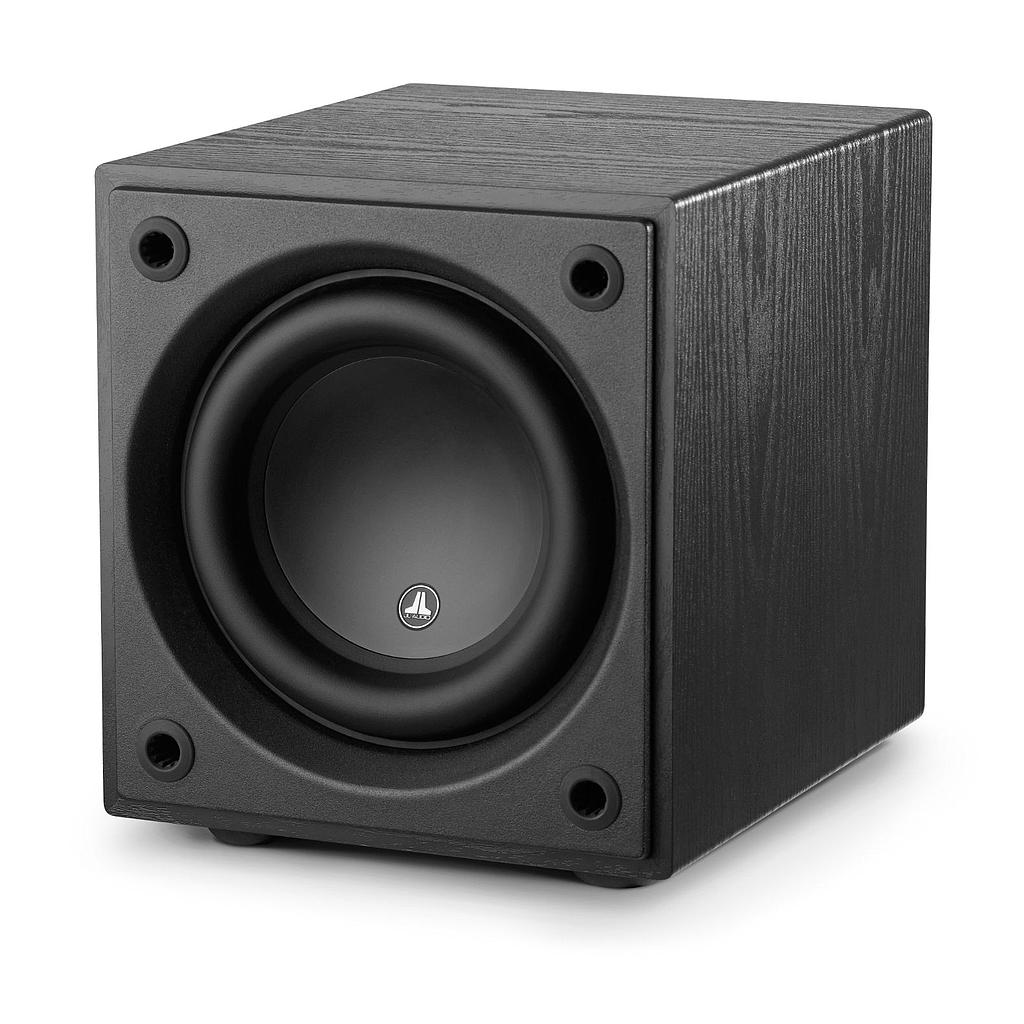 JL AUDIO D108 V2 black ash subwoofer attivo da 500 watt rms