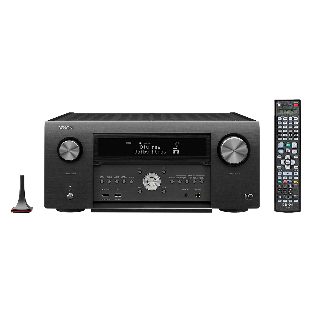 Denon AVC-110 amplificatore AV 8K ottimizzato 13.2 canali versione speciale 110 anni denon
