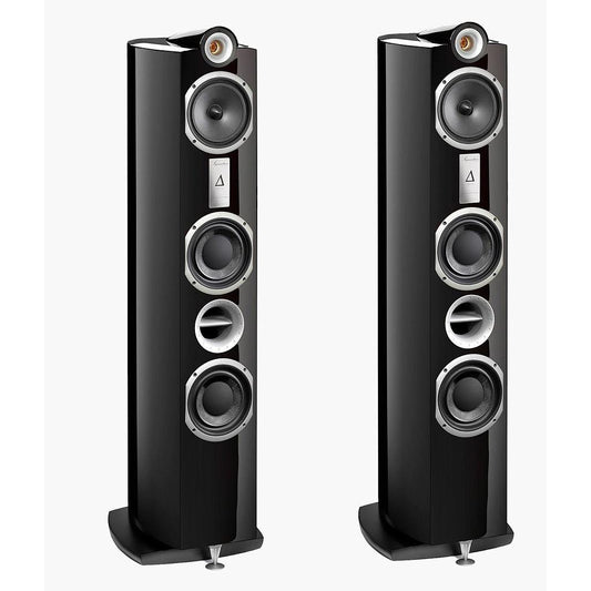 Triangle Delta nero diffusori da pavimento 3 vie bass reflex