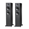 Castle Knight 5 nero diffusori da pavimento 2 vie cabinet in legno