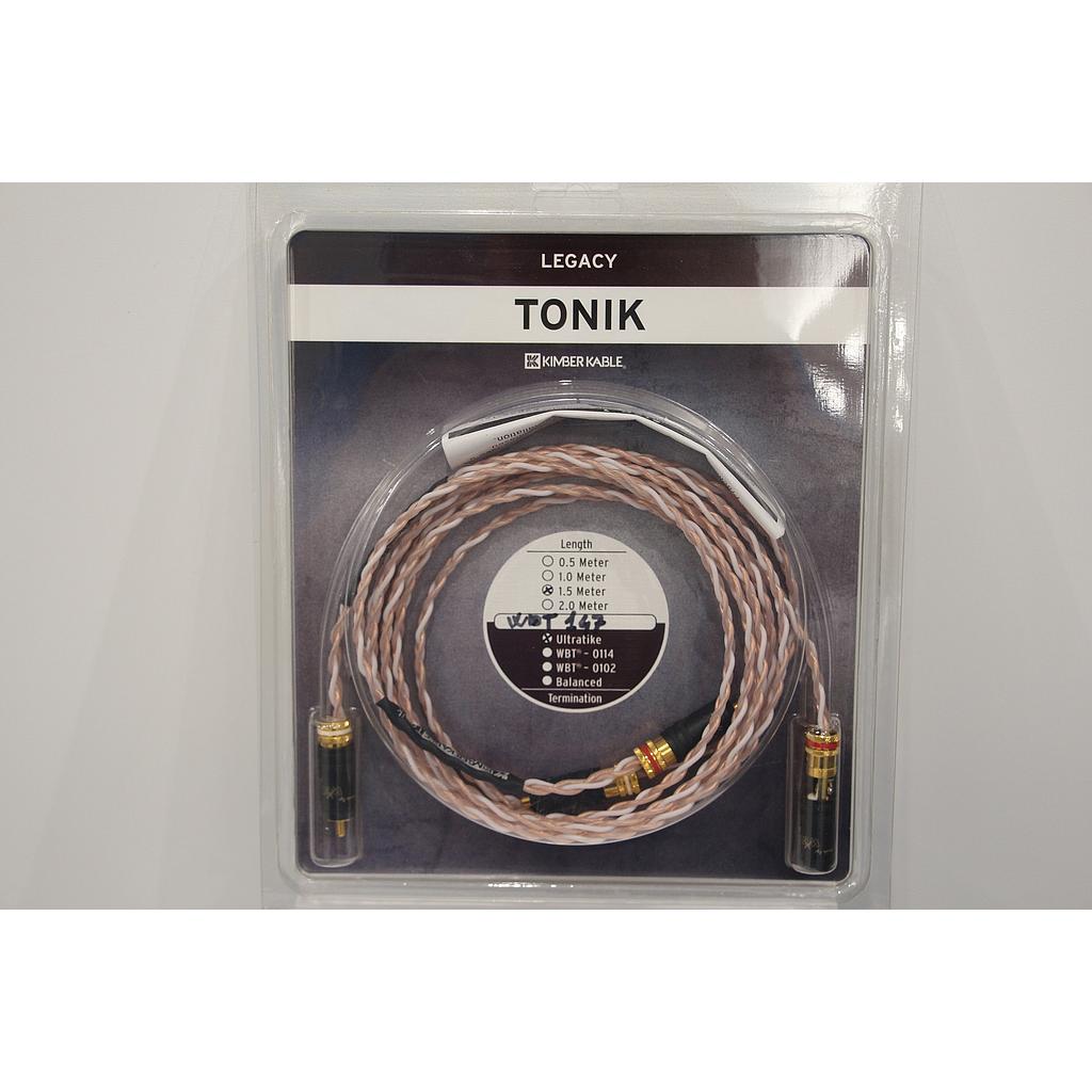 Kimber cable Tonik cavo rca da 1,5 Mt con connettori RCA WBT 147
