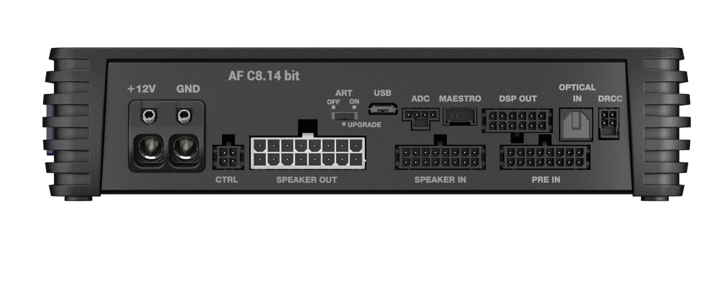Audison AF C8.14 bit amplificatore 8 canali con DSP, potenza 8x100 Watt