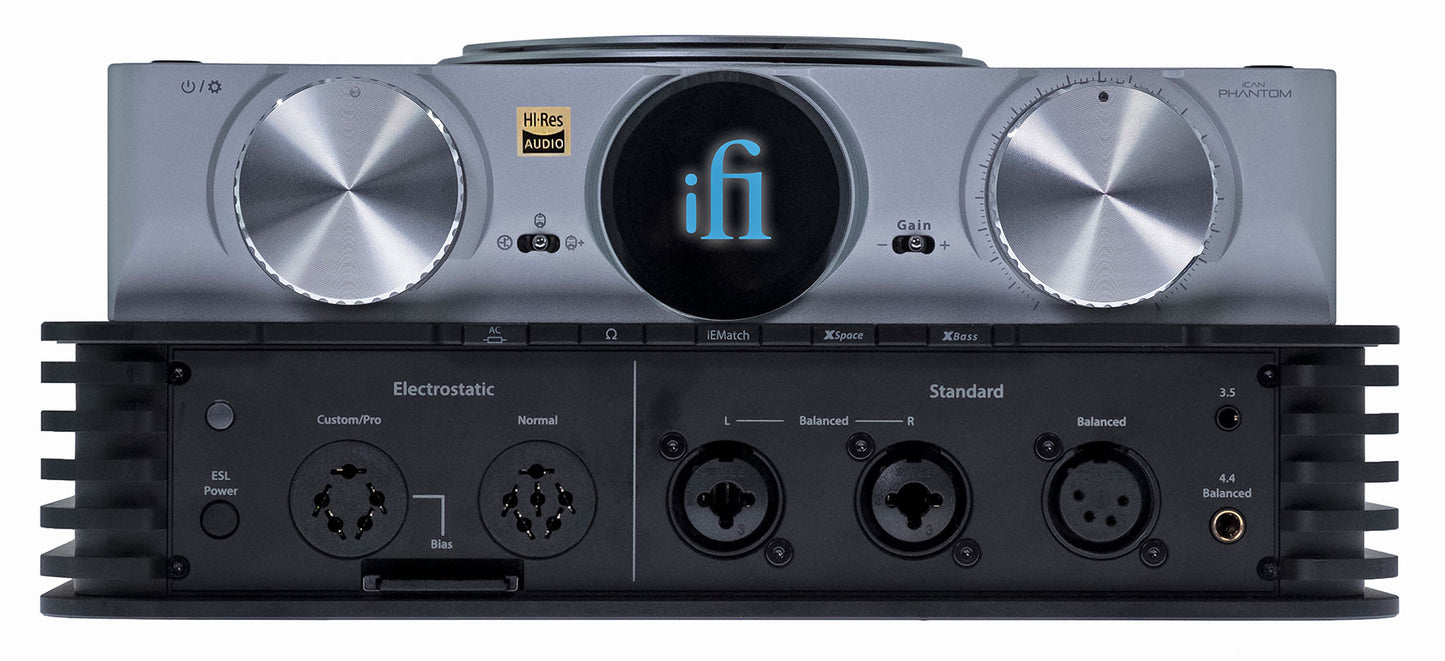 Ifi Audio iCAN Phantom amplificatore per cuffie regolabile bilanciato valvole/stato solido