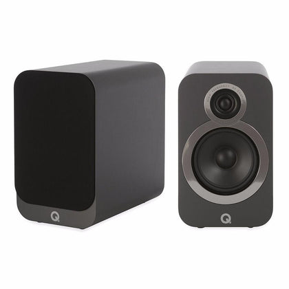 Q Acoustics Q3020i grigio diffusori 2 vie da stand bass reflex