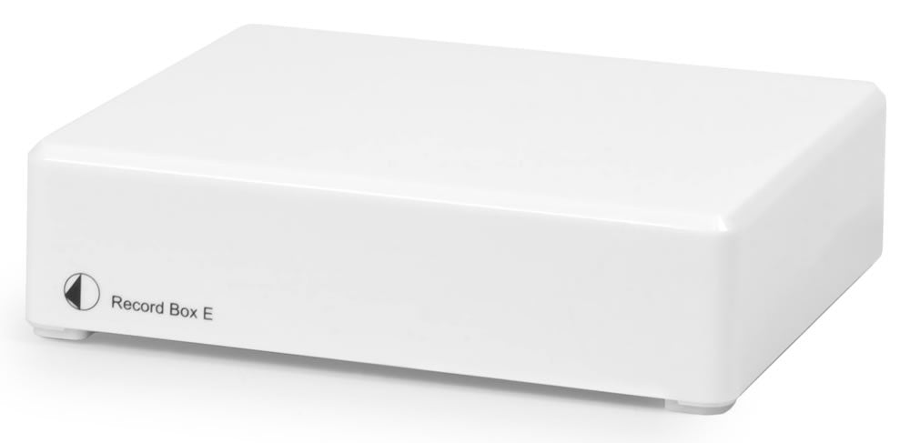 PRO-JECT RECORD BOX E BIANCO PRE PHONO MM/MC CON CONVERTITORE D/A NUOVO GARANZIA ITALIA