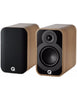 Q Acoustics 5010 oak acero diffusori da stand bass reflex