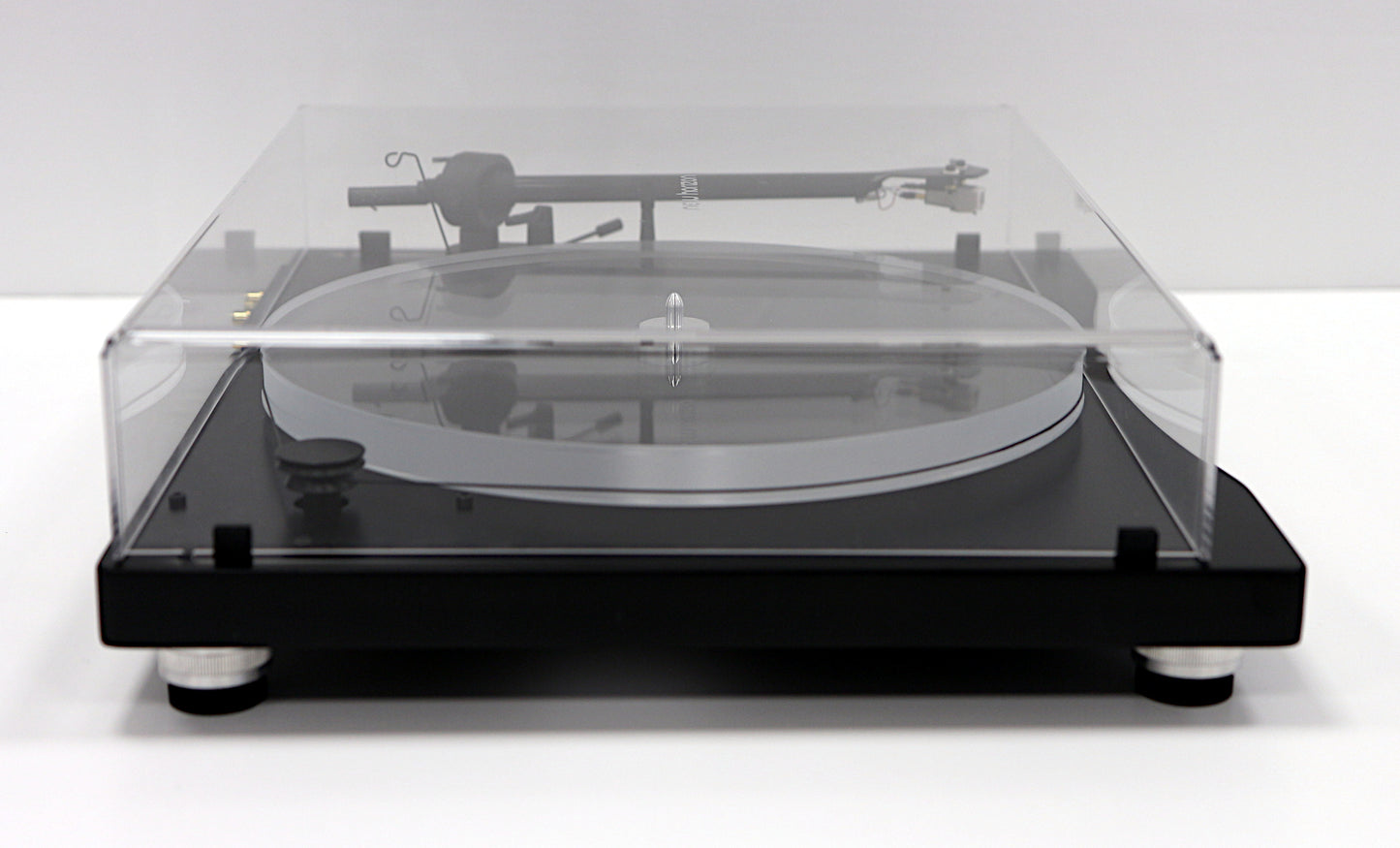 New Horizon 201 nero giradischi completo di testina audio-technica AT-VM520EB