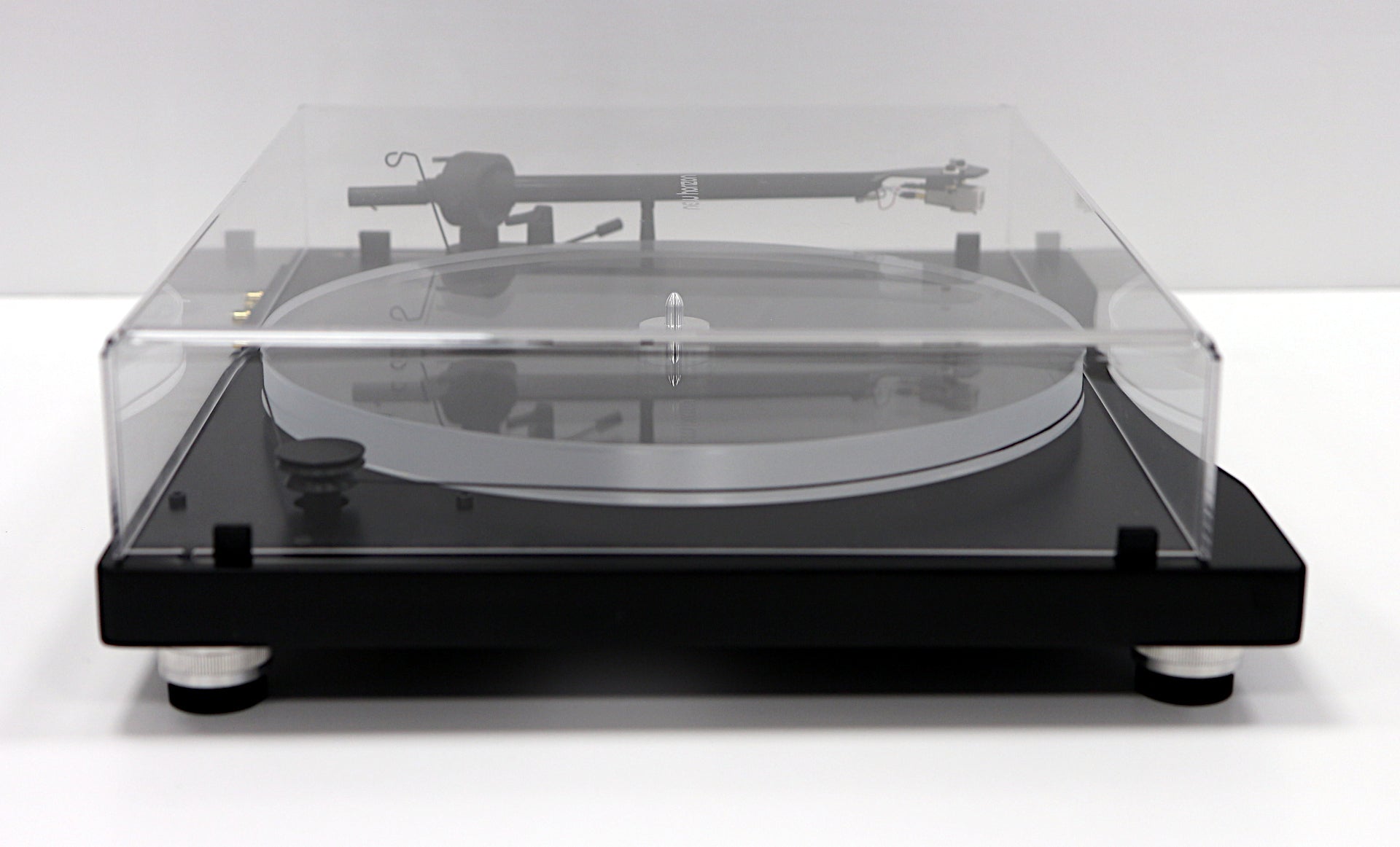 New Horizon 201 nero giradischi completo di testina audio-technica AT-VM520EB