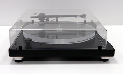 New Horizon 201 nero giradischi completo di testina audio-technica AT-VM520EB