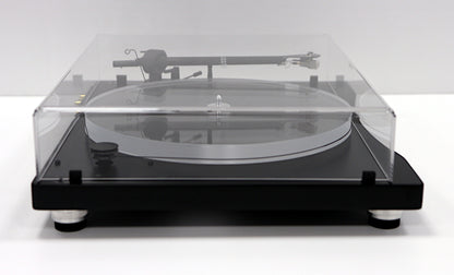 New Horizon 201 nero giradischi completo di testina audio-technica AT-VM520EB