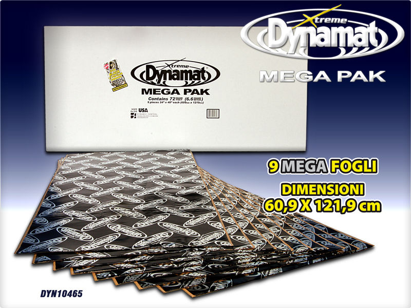 DYNAMAT EXTREME Y10465 8 FOGLI BLACK EDITION DA 121,9CM X 60,9CM