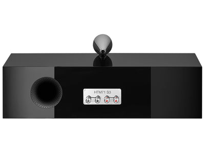 B&W HTM71 S3 nero laccato canale centrale 3 vie
