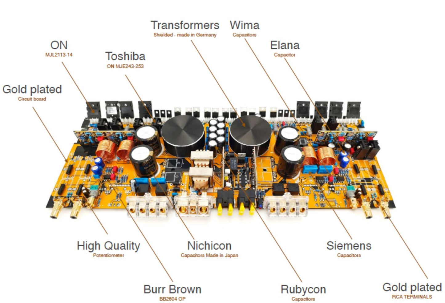 Phoenix Gold ZQ9004 amplificatore hi-end 4x150 watt rms
