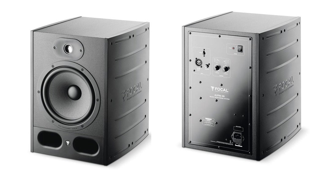 Focal Alpha 80 studio monitor attivo 2 vie ampl. classe AB woofer 200 mm