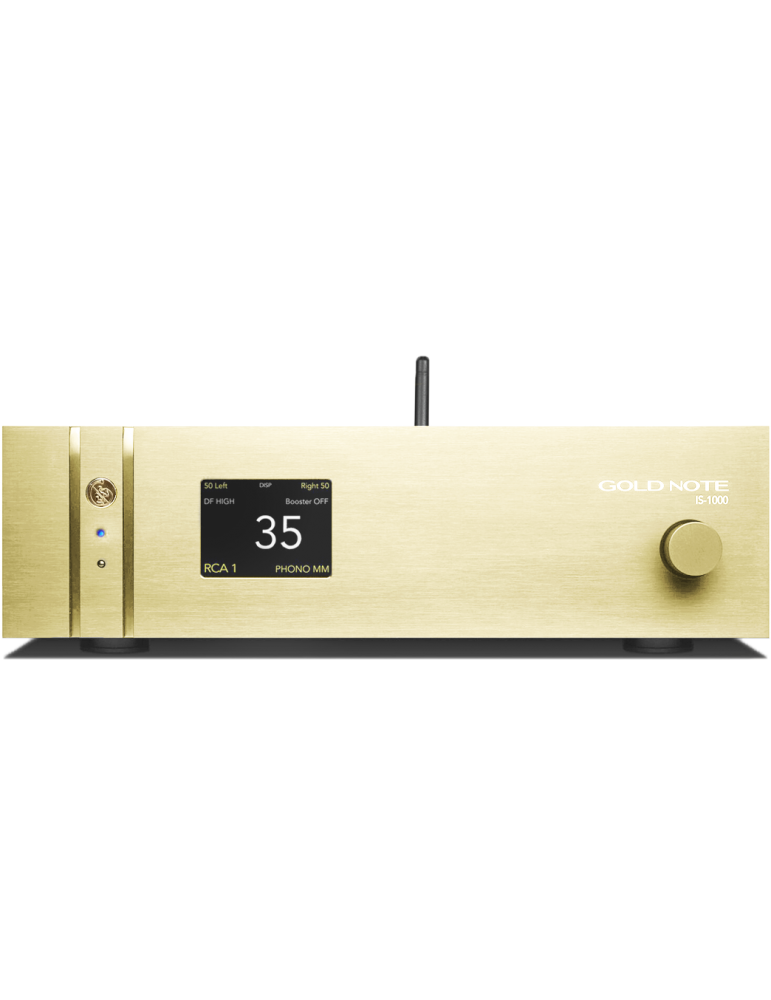 Gold Note IS-1000 MK2 deluxe gold Integrato Hi-End con DAC PCM-1792A