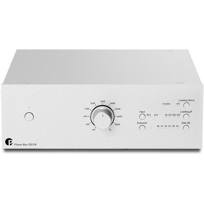 Pro-ject phono box DS3 B silver preamplificatore phono regolabile