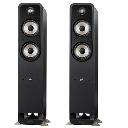 Polk Audio S55e nero diffusori da pavimento 2,5 vie bass reflex