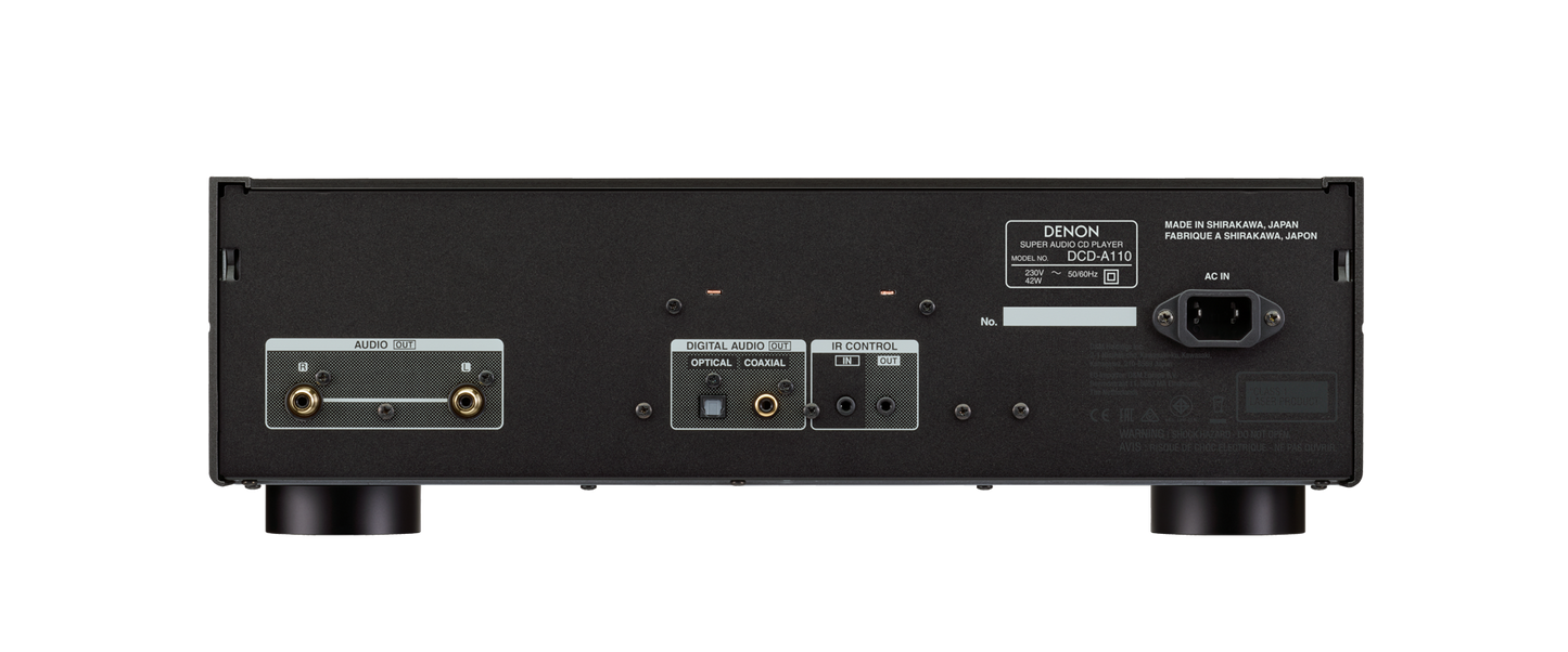 Denon DCD-A110 lettore SACD Quad DAC a 384 kHz/32 bit versione limited