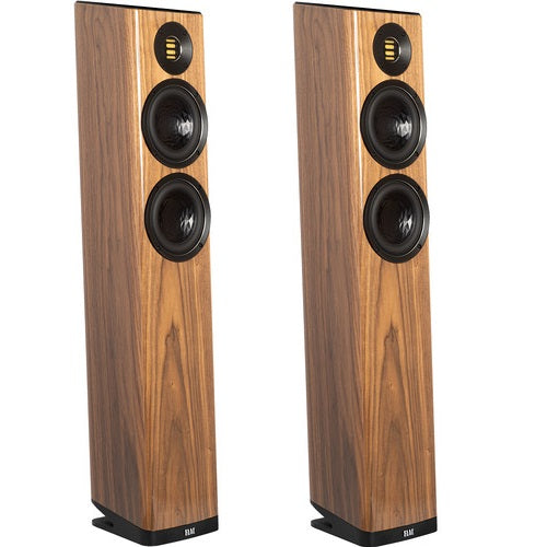 Elac Vela FS407 noce Coppia casse pavimento 2½ Vie tweeter a nastro