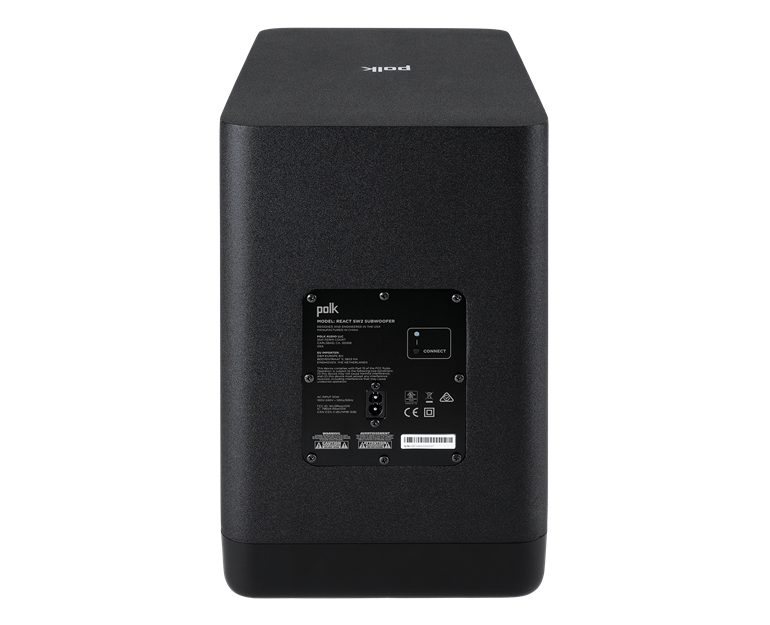 Polk Audio react sub subwoofer attivo wireless per react bar