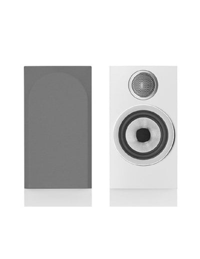 B&W 707 S3 bianco satinato Diffusori bookshelf a 2 vie, bass reflex