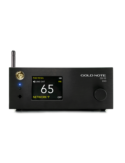 Gold Note DS-10 EVO nero preamplificatore, streamer , dac , ampli per cuffie
