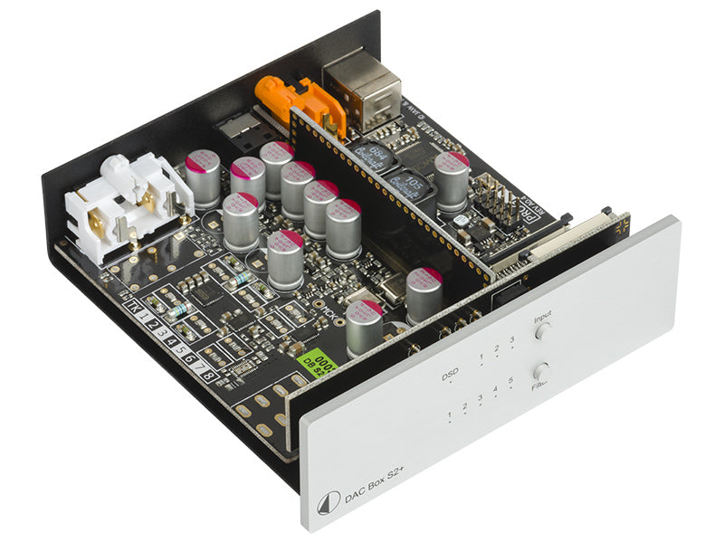 Pro-ject dac box S2+ nero Convertitore D/A Sabre ESS9038 32BIT/768KHz